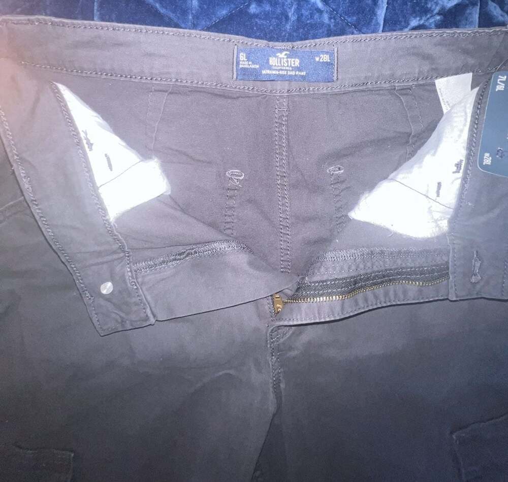 Hollister Ultra High-Rise Dad Pant Gray